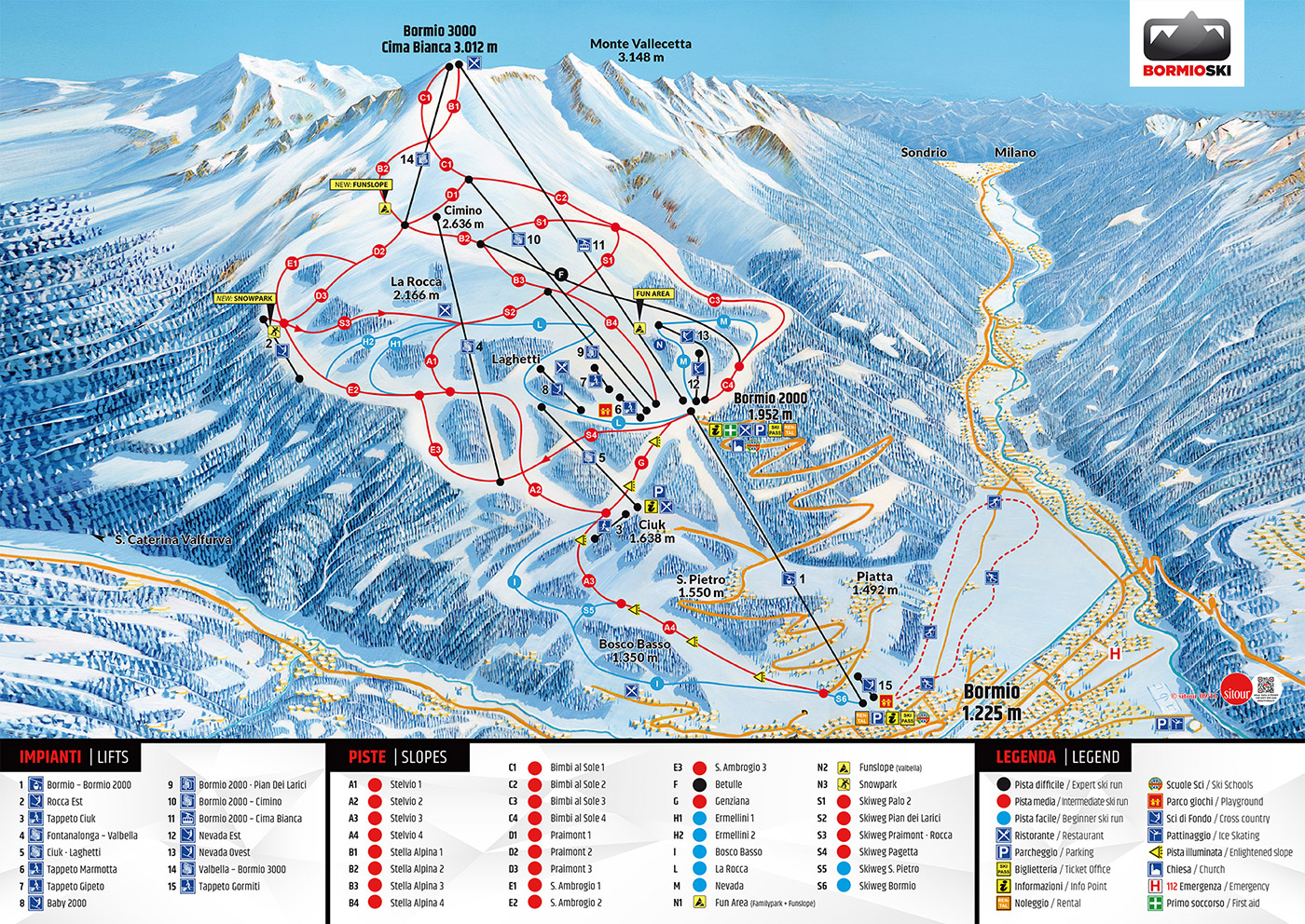 Funslope Familypark e Snowpark Bormio